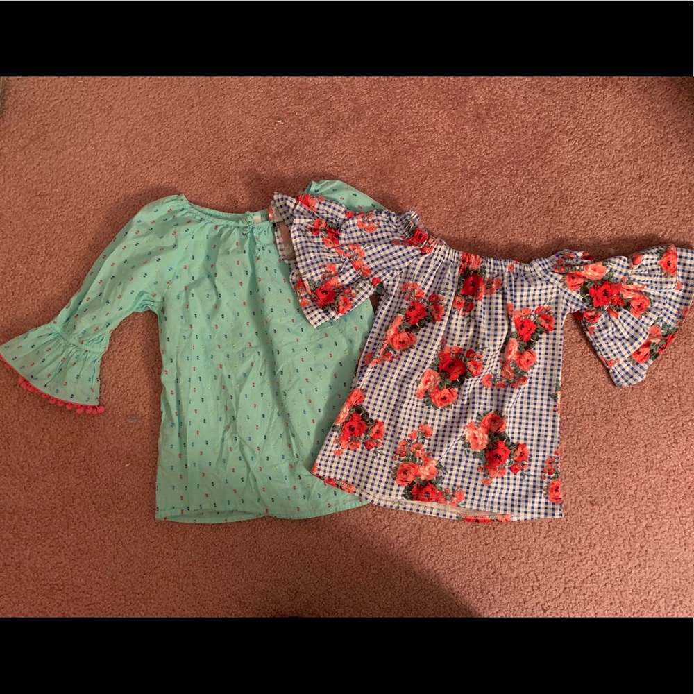 TWO SUMMER BLOUSES (GIRLS)